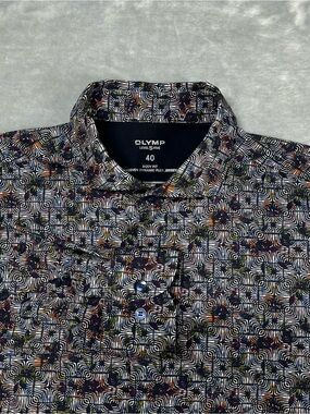 OLYMP Level 5 Five 24/Seven Dynamic Flex Jersey Shirt 40 M Body Fit
